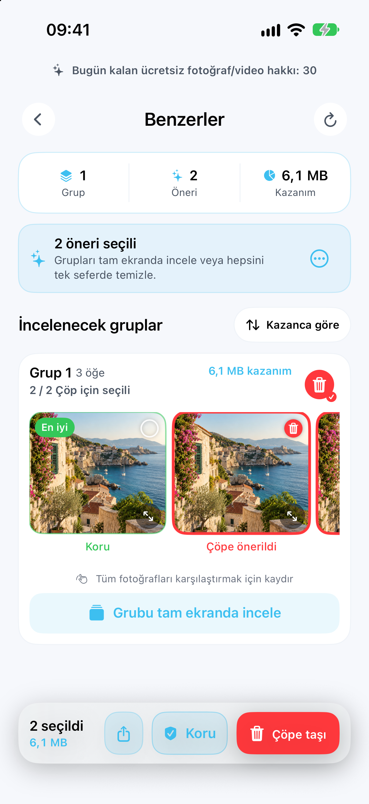 Cleaningo — Akıllı analiz
